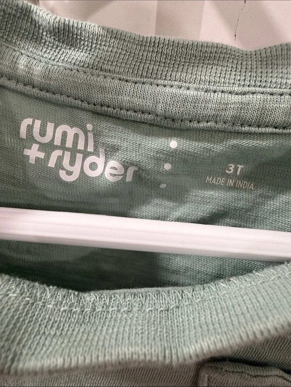 Rumi + Ryder Short Sleeve Heart Tee in Mint